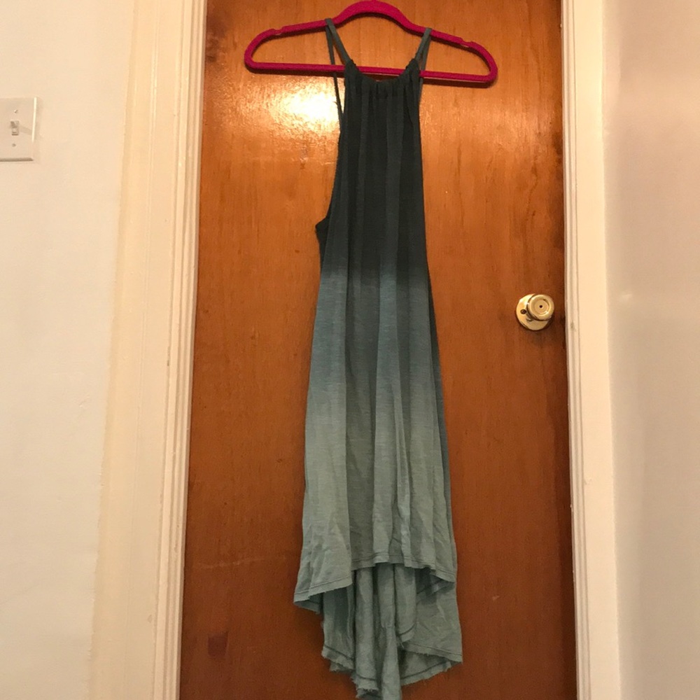 Ombré high-low sundress